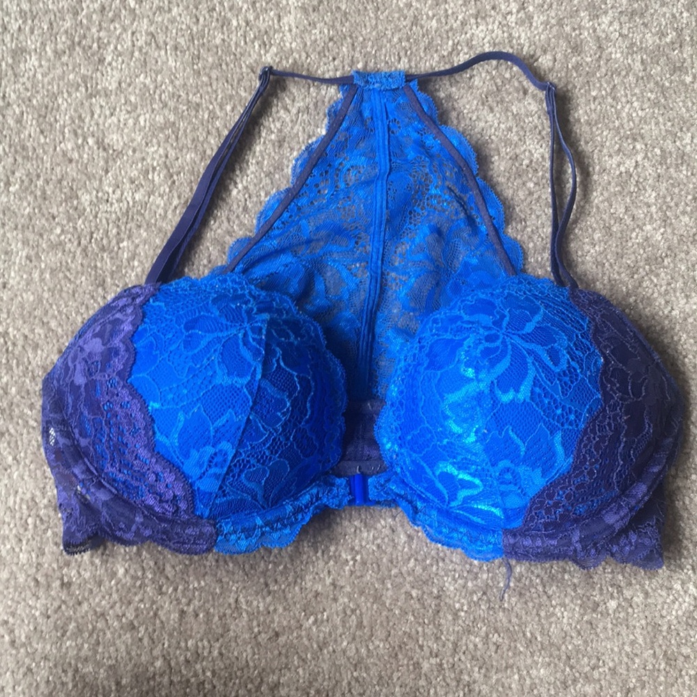 front clasp PINK push up date bra